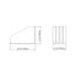 Dowell 11-3/4" Vertical Tray Divider Organizer ¡°(Trimmable Maple Wood Storage for Cutting Boards, Cookie Sheets, and Pans | Fits Base 15" Cabinets | 4007 TD3 Series