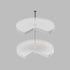 Dowell 2-Tier Lazy Susan - Kidney Shape for Corner Base Cabinets, Plastic Shelves, Swivel, White - 4011 270 Series