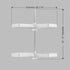Dowell 2-Tier Lazy Susan - Kidney Shape for Corner Base Cabinets, Plastic Shelves, Swivel, White - 4011 270 Series