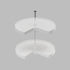 Dowell 2-Tier Lazy Susan - Kidney Shape for Corner Base Cabinets, Plastic Shelves, Swivel, White - 4011 270 Series