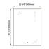 Dowell Framelit LED Bathroom Mirror - 5002 Series, Wall-Mounted Vanity Mirror, Modern Sleek Frameless Design, Energy-Efficient LED Lighting