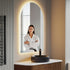 Dowell Arch Backlit Mirror, Touch Switch LED light,Wall-Mounted Vanity Mirror, Modern Sleek Frameless Design, Energy-Efficient LED Lighting - 5002 Series