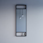 Dowell 15-3/4" Rectangular Wall Mirror for Bath/Living Room/Hallway, Aluminum Frame