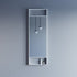 Dowell 15-3/4" Rectangular Wall Mirror for Bath/Living Room/Hallway, Aluminum Frame