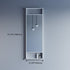 Dowell 15-3/4" Rectangular Wall Mirror for Bath/Living Room/Hallway, Aluminum Frame