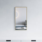 Dowell Rectangular Wall Mirror for Bath/Living Room/Hallway - Aluminum Frame - 5004 Series