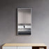Dowell Rectangular Wall Mirror for Bath/Living Room/Hallway - Aluminum Frame - 5004 Series