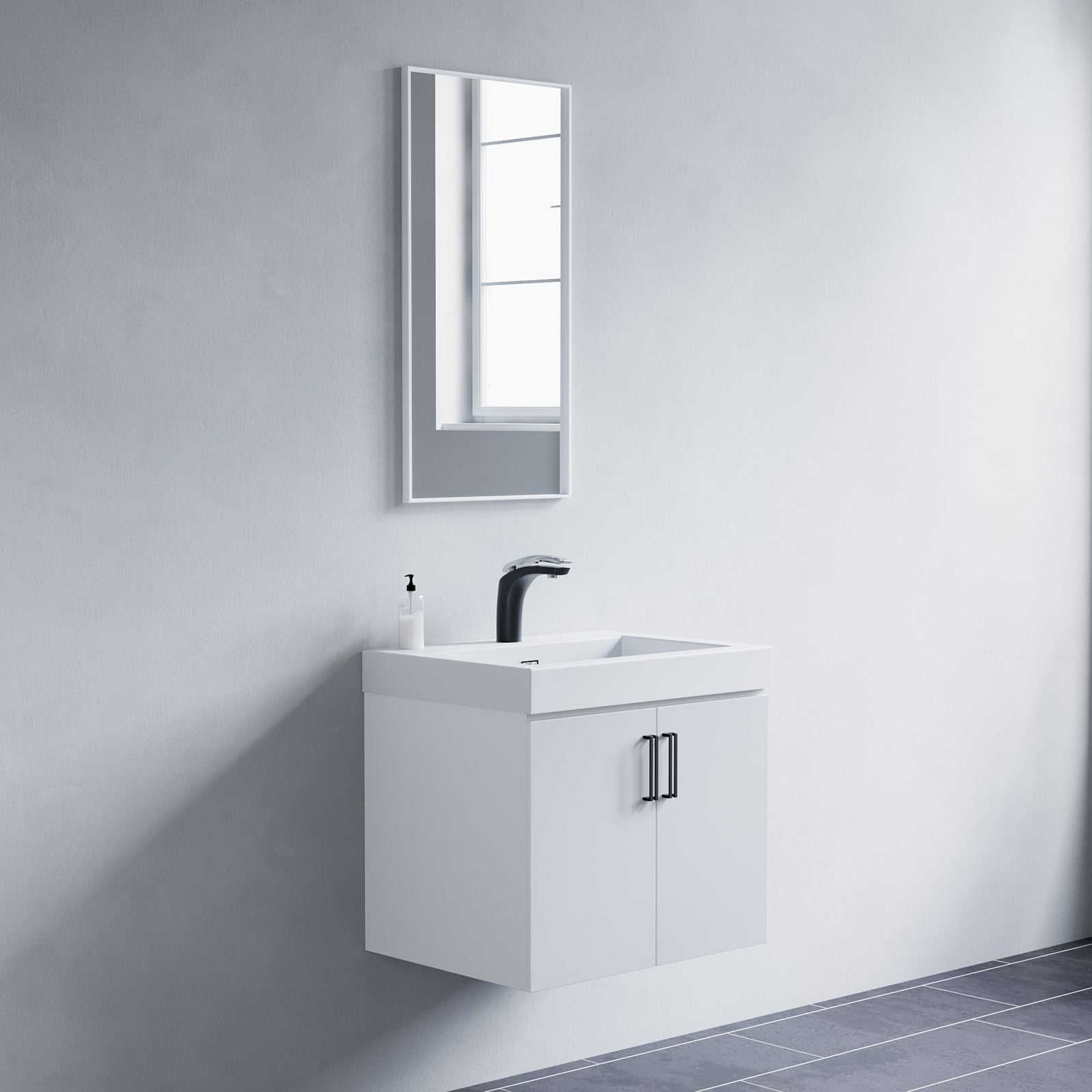 Dowell Rectangular Wall Mirror for Bath/Living Room/Hallway - Aluminum Frame - 5004 Series