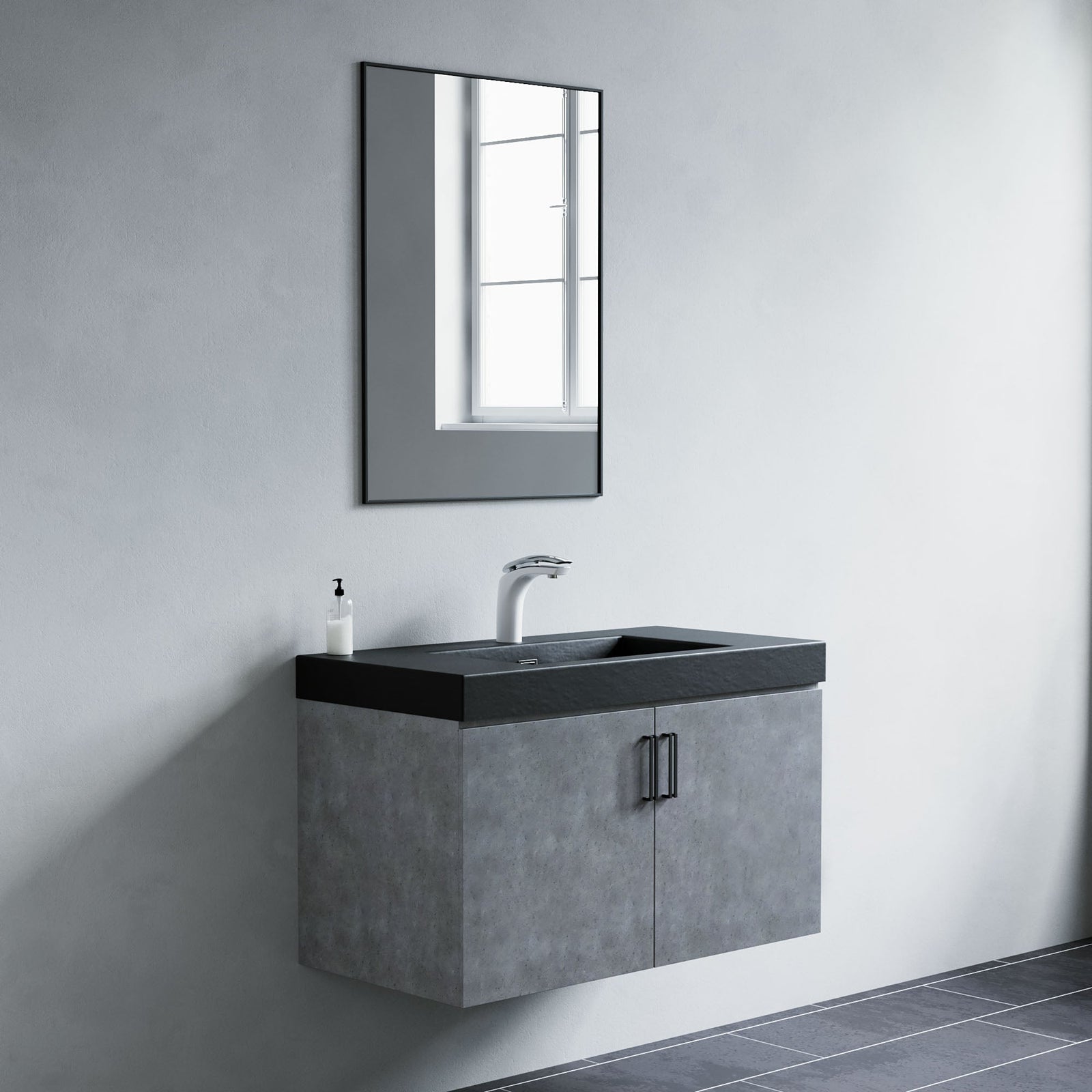 Dowell Rectangular Wall Mirror for Bath/Living Room/Hallway - Aluminum Frame - 5004 Series