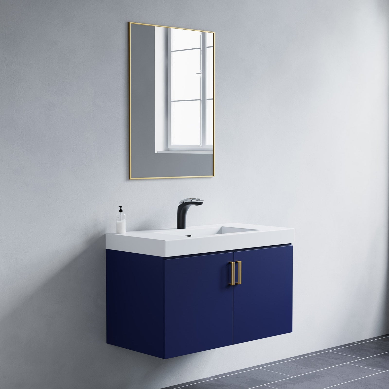 Dowell Rectangular Wall Mirror for Bath/Living Room/Hallway - Aluminum Frame - 5004 Series