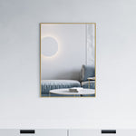 Dowell Rectangular Wall Mirror for Bath/Living Room/Hallway - Aluminum Frame - 5004 Series