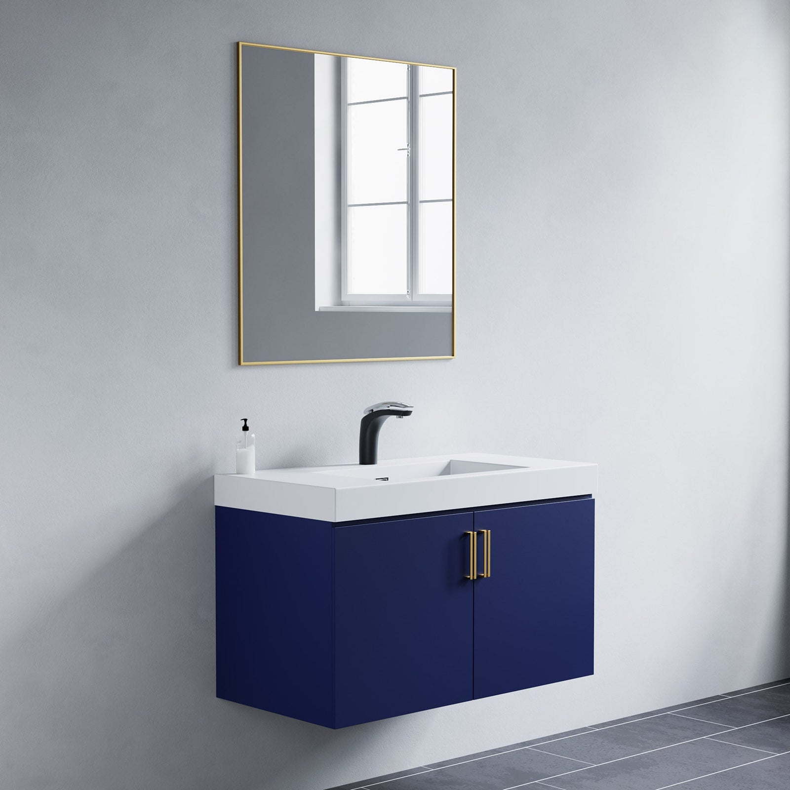 Dowell Rectangular Wall Mirror for Bath/Living Room/Hallway - Aluminum Frame - 5004 Series