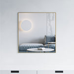 Dowell Rectangular Wall Mirror for Bath/Living Room/Hallway - Aluminum Frame - 5004 Series