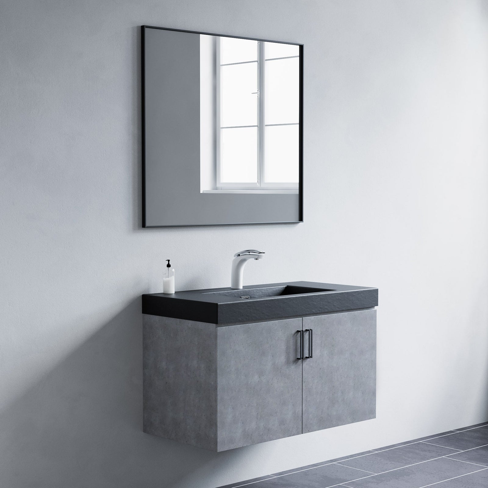 Dowell Rectangular Wall Mirror for Bath/Living Room/Hallway - Aluminum Frame - 5004 Series