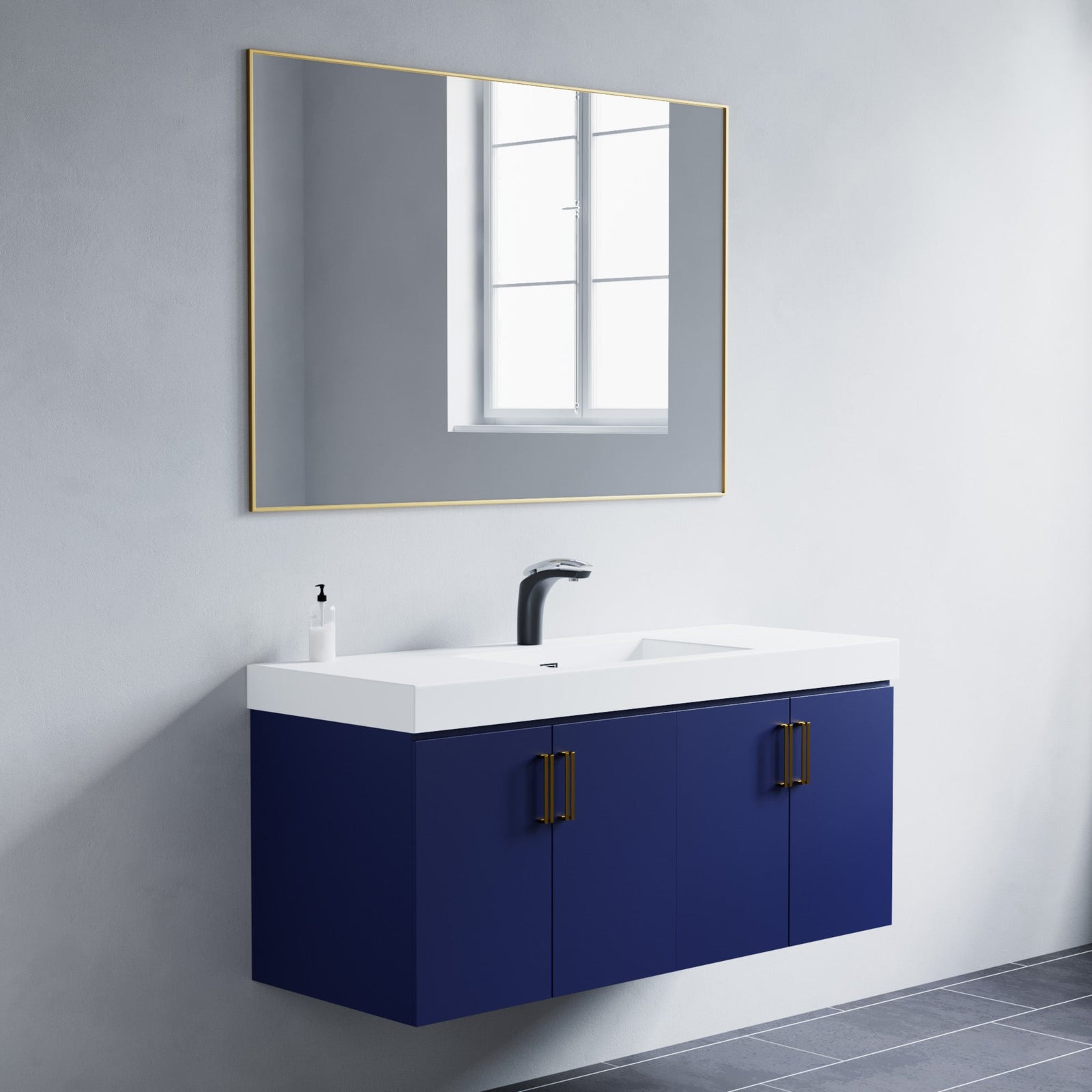 Dowell Rectangular Wall Mirror for Bath/Living Room/Hallway - Aluminum Frame - 5004 Series