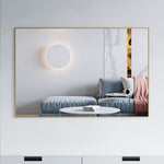 Dowell Rectangular Wall Mirror for Bath/Living Room/Hallway - Aluminum Frame - 5004 Series