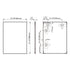 Dowell Rectangular Wall Mirror for Bath/Living Room/Hallway - Aluminum Frame - 5004 Series