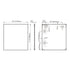 Dowell Rectangular Wall Mirror for Bath/Living Room/Hallway - Aluminum Frame - 5004 Series