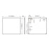 Dowell Rectangular Wall Mirror for Bath/Living Room/Hallway - Aluminum Frame - 5004 Series