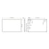 Dowell Rectangular Wall Mirror for Bath/Living Room/Hallway - Aluminum Frame - 5004 Series