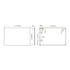 Dowell Rectangular Wall Mirror for Bath/Living Room/Hallway - Aluminum Frame - 5004 Series