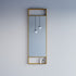 Dowell 15-3/4" Rectangular Wall Mirror for Bath/Living Room/Hallway, Aluminum Frame