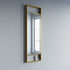 Dowell 15-3/4" Rectangular Wall Mirror for Bath/Living Room/Hallway, Aluminum Frame