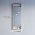 Dowell 15-3/4" Rectangular Wall Mirror for Bath/Living Room/Hallway, Aluminum Frame