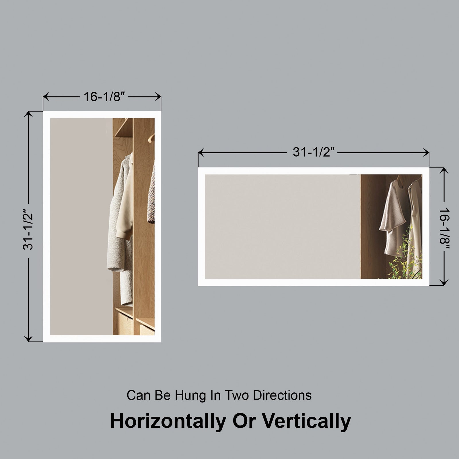 Dowell Framelit LED Bathroom Mirror- 5011 Series, Wall-Mounted Vanity Mirror, Modern Sleek Frameless Design, Energy-Efficient LED Lighting