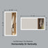 Dowell Framelit LED Bathroom Mirror- 5011 Series, Wall-Mounted Vanity Mirror, Modern Sleek Frameless Design, Energy-Efficient LED Lighting