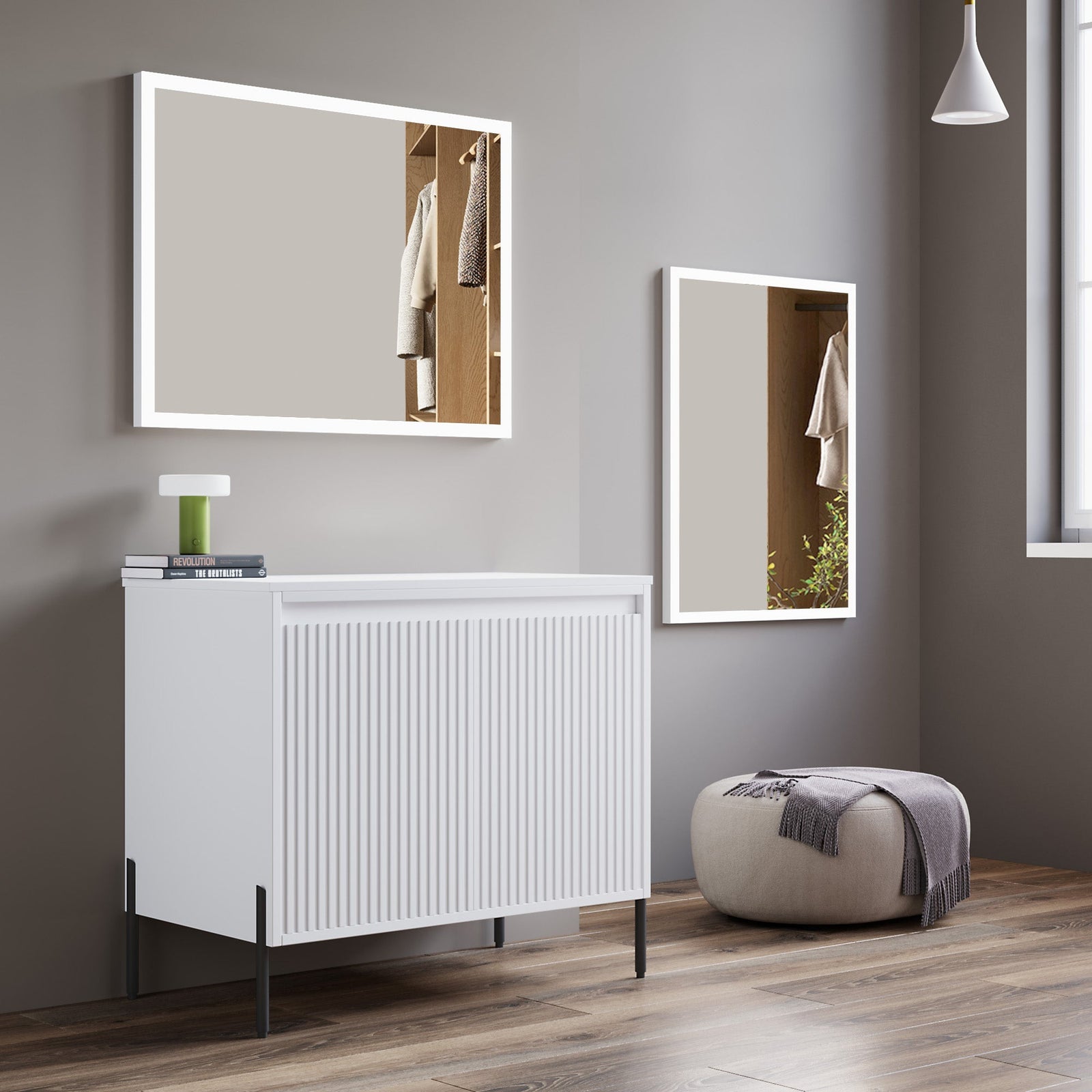 Dowell Framelit LED Bathroom Mirror- 5011 Series, Wall-Mounted Vanity Mirror, Modern Sleek Frameless Design, Energy-Efficient LED Lighting
