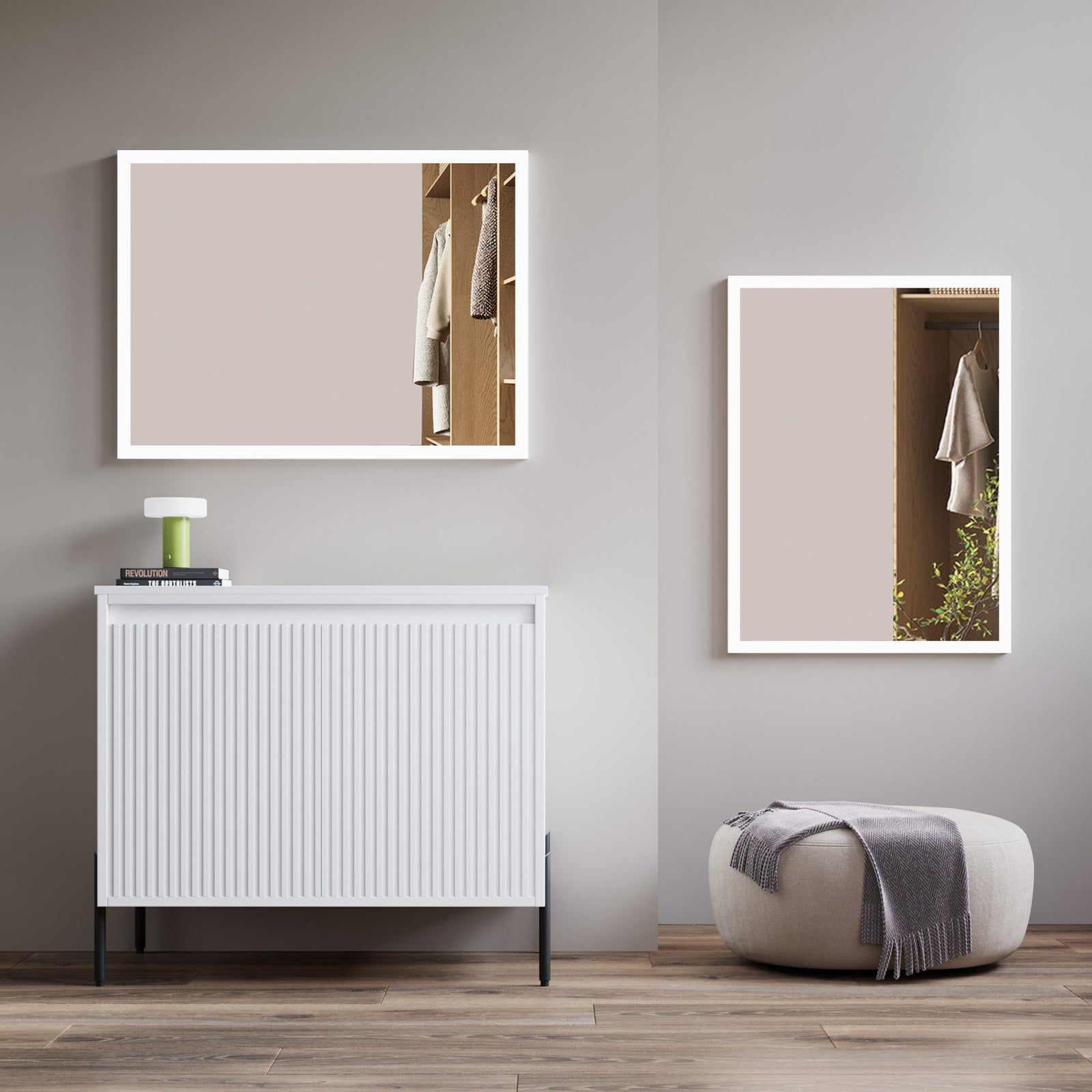Dowell Framelit LED Bathroom Mirror- 5011 Series, Wall-Mounted Vanity Mirror, Modern Sleek Frameless Design, Energy-Efficient LED Lighting