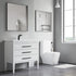Dowell Rectangular Wall Mirror for Bath/Living Room/Hallway - Aluminum Frame - 5004 Series