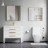 Dowell Rectangular Wall Mirror for Bath/Living Room/Hallway - Aluminum Frame - 5004 Series