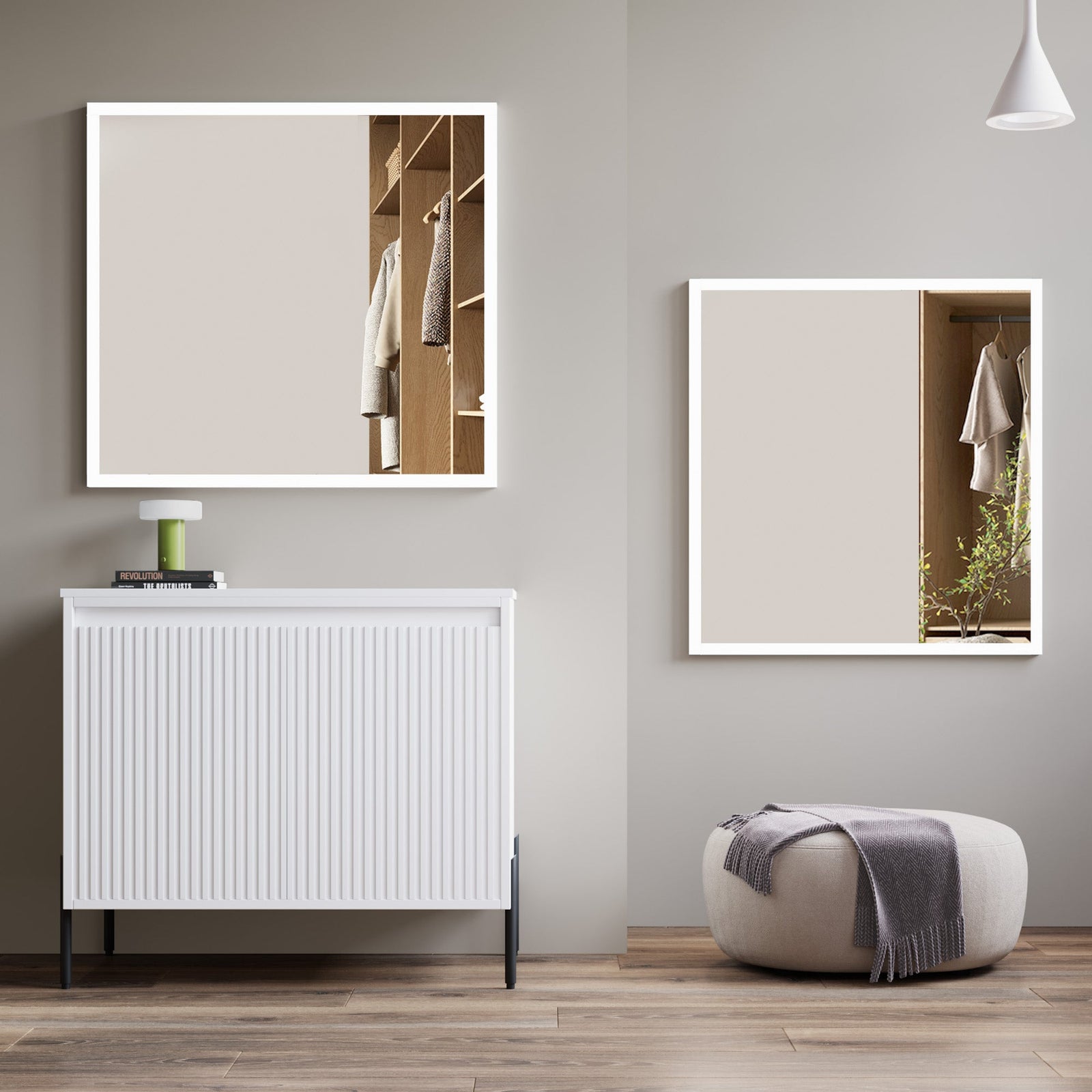 Dowell Framelit LED Bathroom Mirror- 5011 Series, Wall-Mounted Vanity Mirror, Modern Sleek Frameless Design, Energy-Efficient LED Lighting