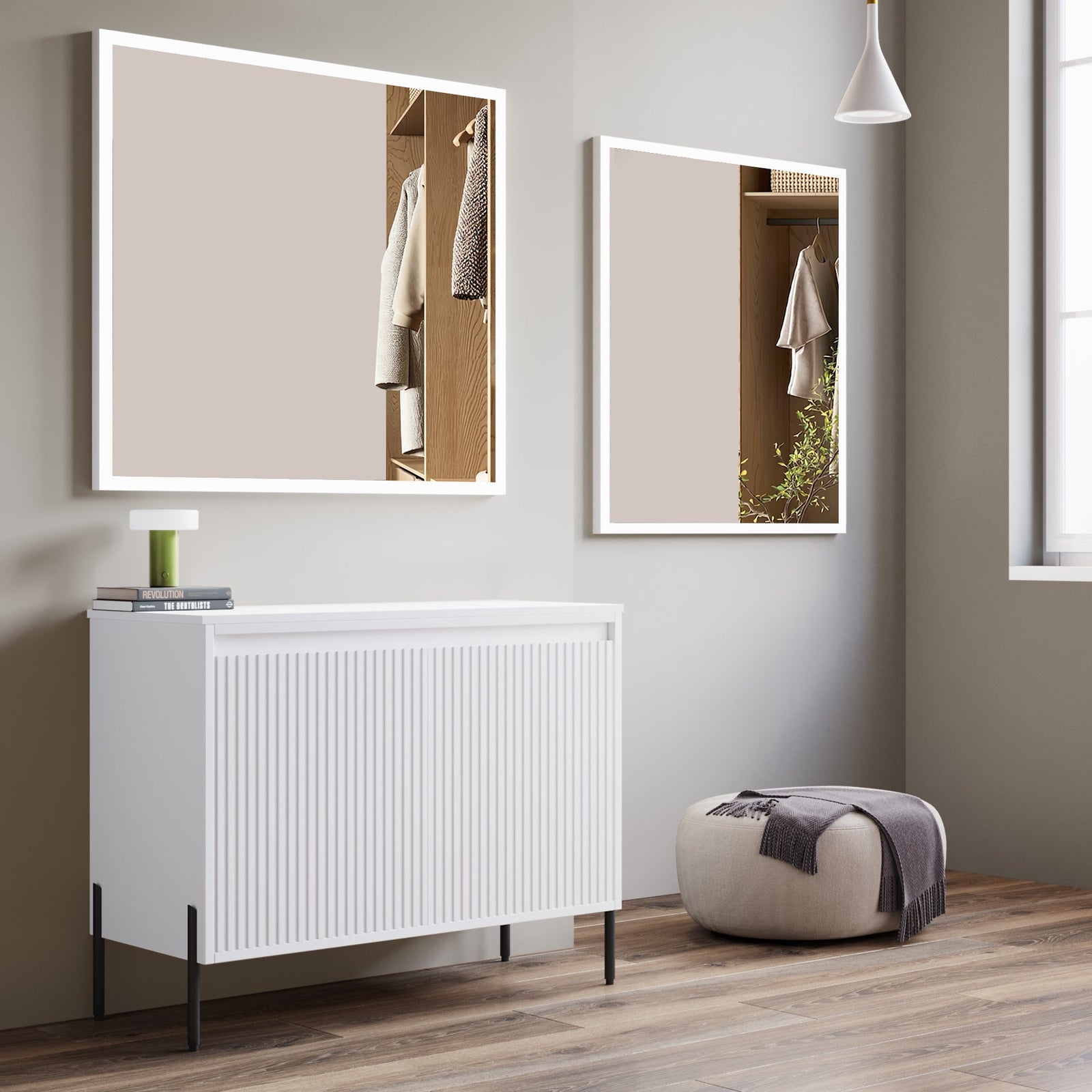 Dowell Framelit LED Bathroom Mirror- 5011 Series, Wall-Mounted Vanity Mirror, Modern Sleek Frameless Design, Energy-Efficient LED Lighting