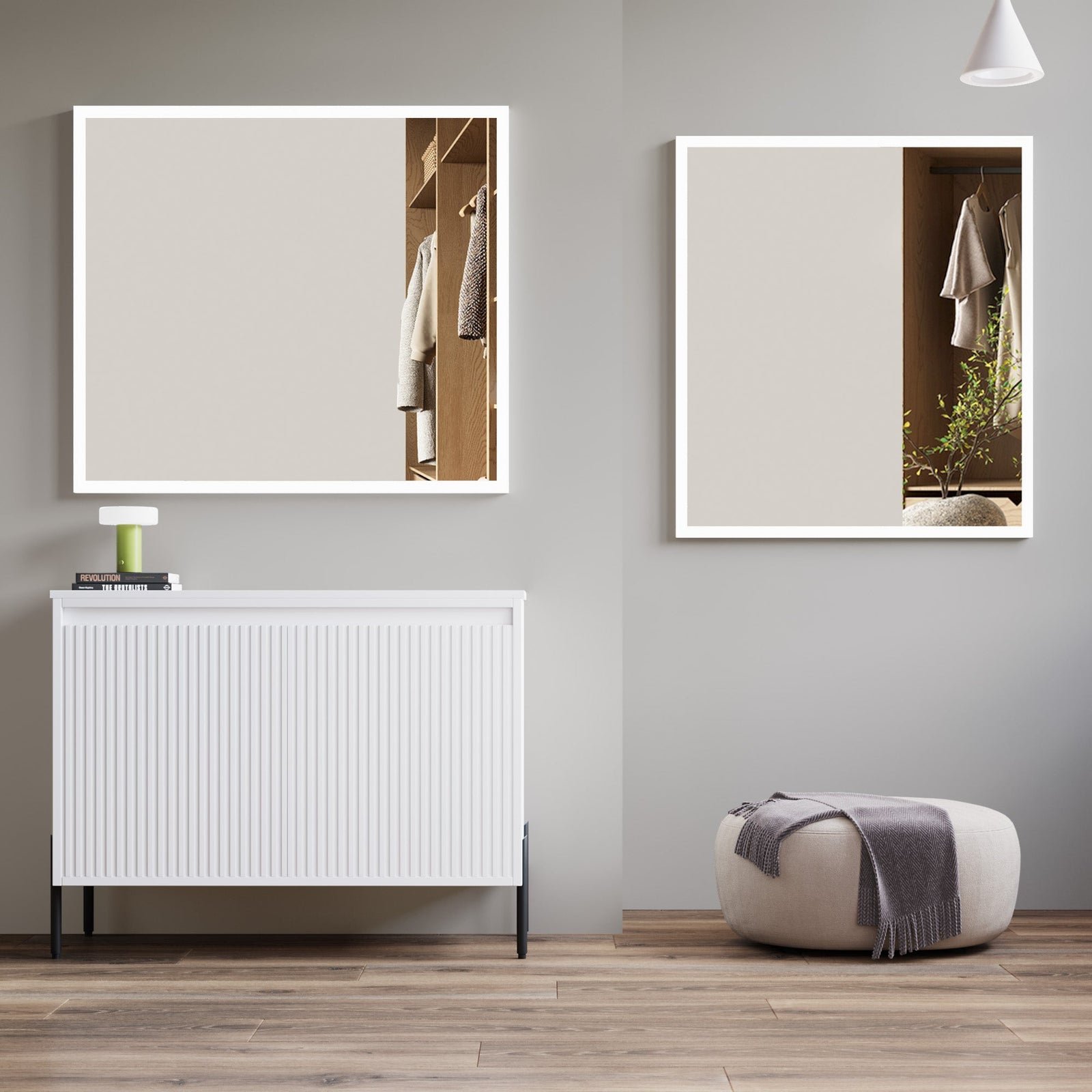 Dowell Framelit LED Bathroom Mirror- 5011 Series, Wall-Mounted Vanity Mirror, Modern Sleek Frameless Design, Energy-Efficient LED Lighting