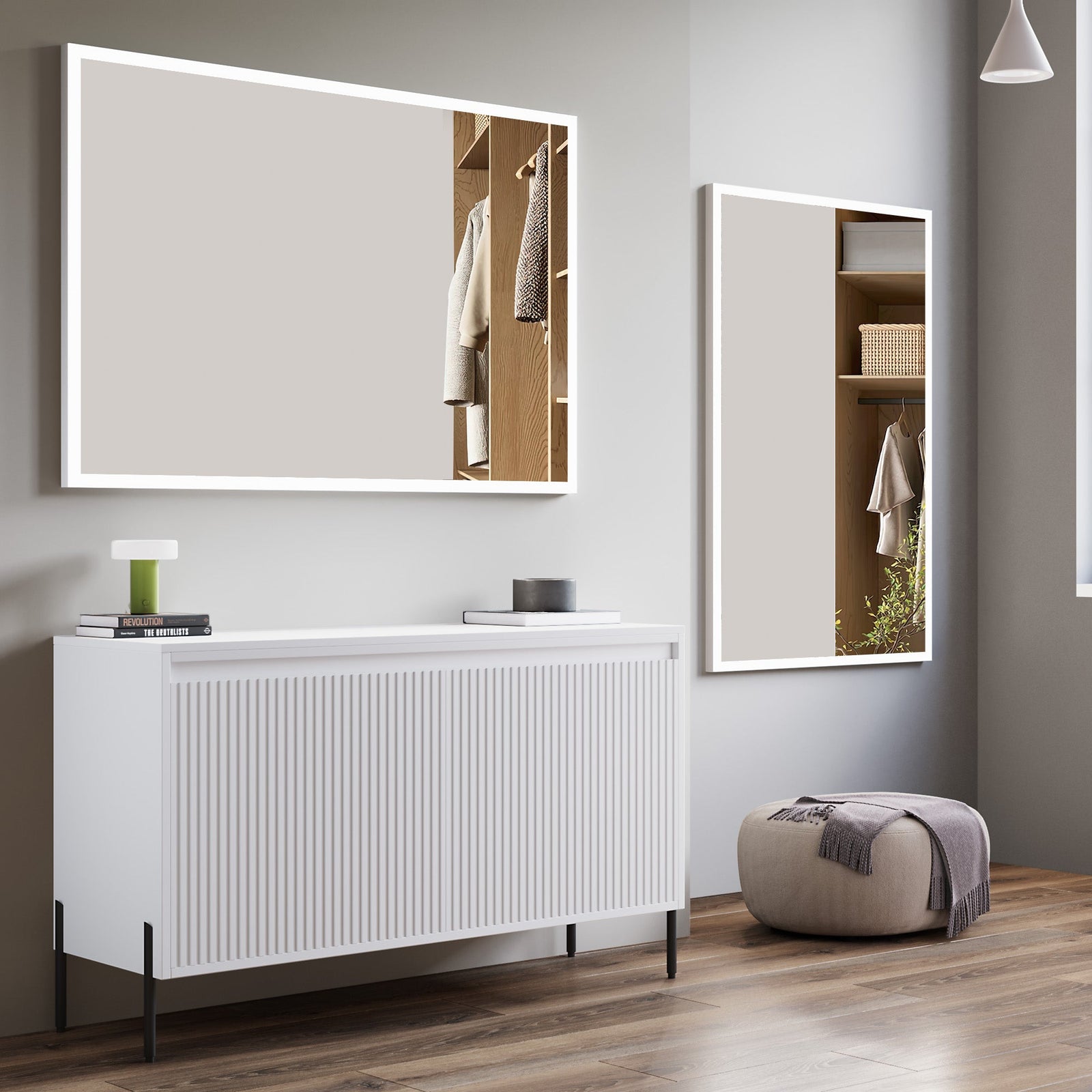 Dowell Framelit LED Bathroom Mirror- 5011 Series, Wall-Mounted Vanity Mirror, Modern Sleek Frameless Design, Energy-Efficient LED Lighting