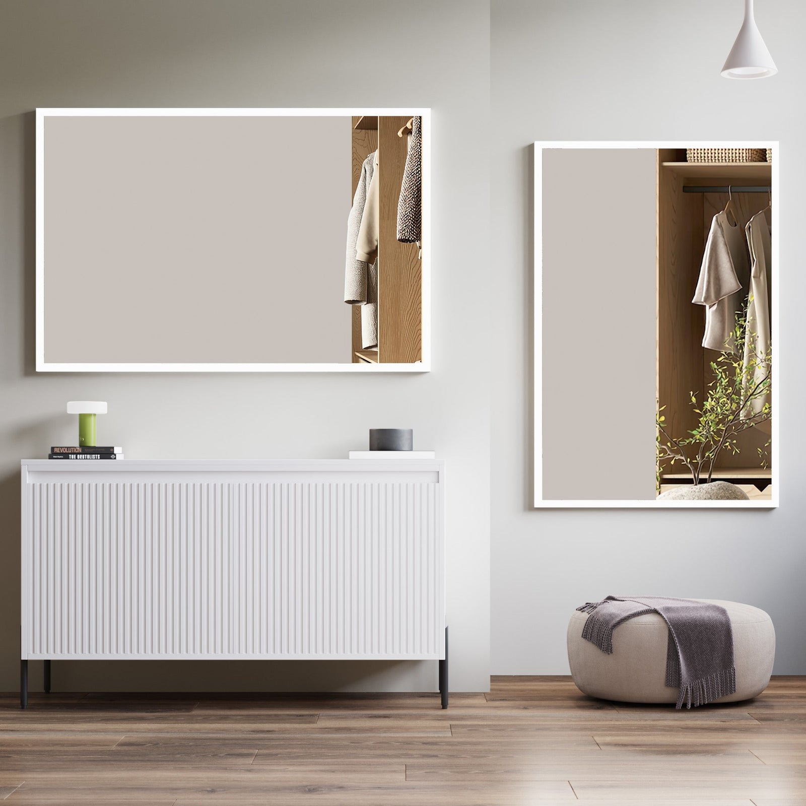 Dowell Framelit LED Bathroom Mirror- 5011 Series, Wall-Mounted Vanity Mirror, Modern Sleek Frameless Design, Energy-Efficient LED Lighting