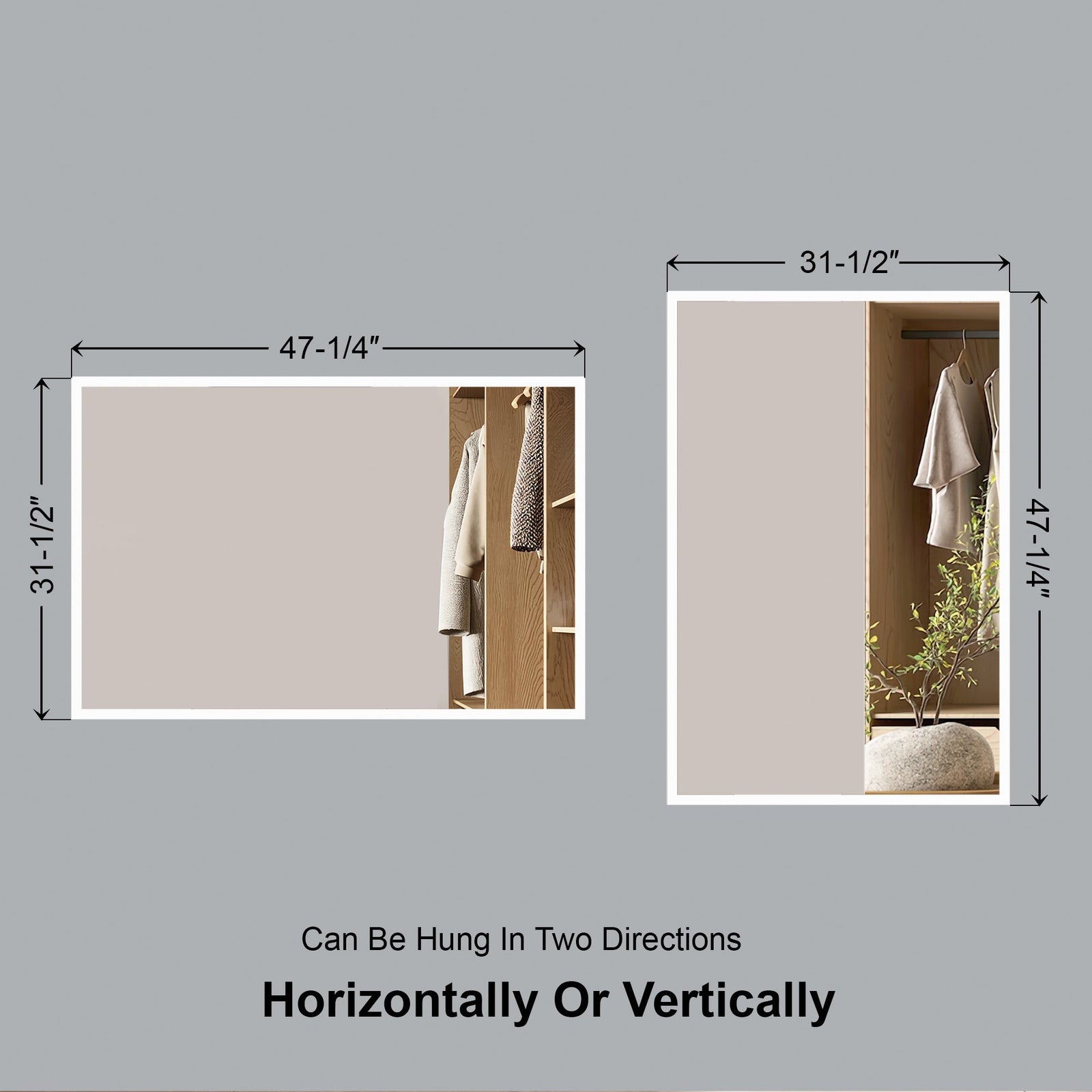 Dowell Framelit LED Bathroom Mirror- 5011 Series, Wall-Mounted Vanity Mirror, Modern Sleek Frameless Design, Energy-Efficient LED Lighting