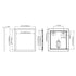 Dowell LED Wall Mirror with Black Aluminum Frame - Bathroom, Living Room, Bedroom, Lobby - 5005 Series