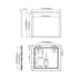 Dowell LED Wall Mirror with Black Aluminum Frame - Bathroom, Living Room, Bedroom, Lobby - 5005 Series