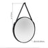 Dowell 24" Round Wall Mirror with Belt - Bathroom/Living Room/Hallway, Metal Frame - 5006 024 Series