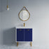 Dowell 24" Round Wall Mirror with Belt - Bathroom/Living Room/Hallway, Metal Frame - 5006 024 Series