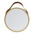 Dowell 24" Round Wall Mirror with Belt - Bathroom/Living Room/Hallway, Metal Frame - 5006 024 Series