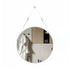 Dowell 24" Round Wall Mirror with Belt - Bathroom/Living Room/Hallway, Metal Frame - 5006 024 Series