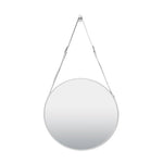 Dowell 24" Round Wall Mirror with Belt - Bathroom/Living Room/Hallway, Metal Frame - 5006 024 Series