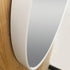 Dowell 24" Round Wall Mirror with Belt - Bathroom/Living Room/Hallway, Metal Frame - 5006 024 Series
