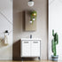 Dowell Wall-Mounted Bathroom Mirror Medicine Cabinet - Three Adjustable Glass Shelves, Aluminum - 5007 Series