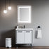 Dowell LED Wall Mirror with Inlaid Light - Touch On/Off, Adjustable Brightness, Anti-Fog - Bathroom, Living Room, Bedroom, Hallway - 5008 Series